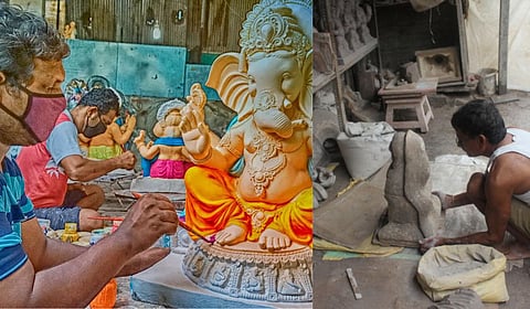 गणपतींचे माहेरघर 'पेण'! पेणच्या गणेशमुर्तींना जगन्मान्यता