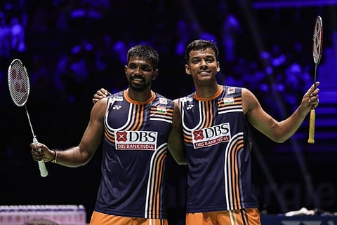 जागतिक बॅडमिंटन स्पर्धा : सात्विक-चिरागचे पदक निश्चित; मलेशियाच्या जोडीवर सरशी