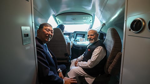जपानमध्ये मोदी-इशिबा यांचा बुलेट ट्रेन प्रवास; सेमीकंडक्टर कारखान्यालाही दिली भेट