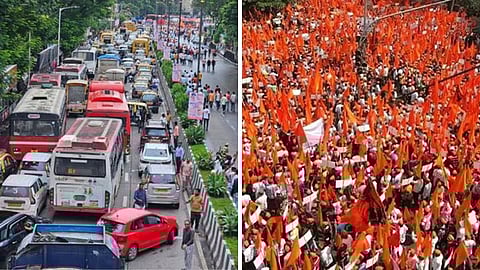Maratha Reservation : दक्षिण मुंबईत आज पुन्हा कोंडीची शक्यता