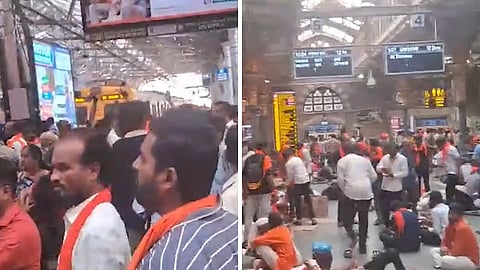 Maratha Reservation : सलग तिसऱ्या दिवशी वाहतूक विस्कळीत; CSMT परिसरात आंदोलकांचे बस्तान