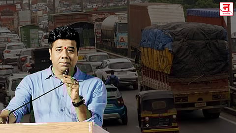 Thane : ...तर अवजड वाहने फोडू; वाहतूककोंडीमुळे मनसेचा इशारा