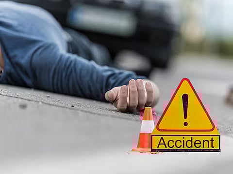 मुंब्रा बायपासवर भीषण अपघात; कंटेनर ट्रकची दुचाकीला धडक, ३ तरुणांचा मृत्यू