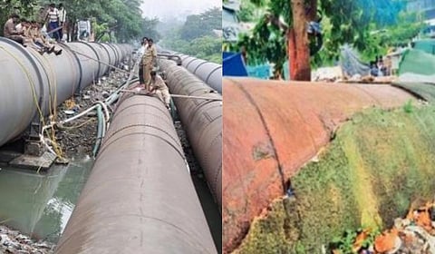जलवाहिनी गळतीतून सुमारे १५ टक्के पाणी वाया; अनेक जलवाहिन्या जीर्ण