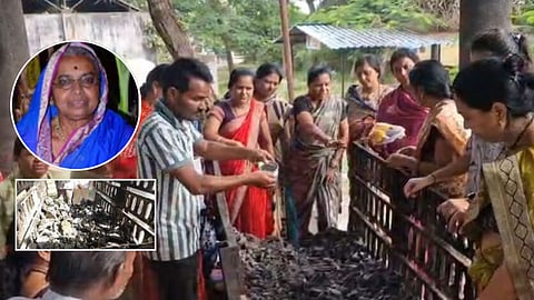 सोन्याच्या हव्यासापायी स्मशानातील अस्थी गायब; अंत्यसंस्कारानंतर मृत महिलेच्या अस्थींची चोरी, जळगावमधील धक्कादायक प्रकार