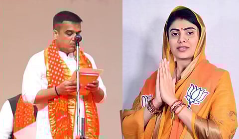 गुजरातच्या मंत्रिमंडळात नव्या चेहऱ्यांना संधी; तरुण नेते हर्ष संघवींची उपमुख्यमंत्रीपदी वर्णी, रिवाबा जडेजानेही घेतली शपथ