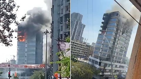 जोगेश्वरीत अग्नितांडव; 'जेएनएस बिझनेस पार्क' इमारतीतील पाच मजले भक्ष्यस्थानी