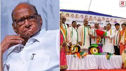 शरद पवारांच्या राष्ट्रवादीला धक्का; गडचिरोली जिल्ह्यातील पक्षाचे पहिले नगराध्यक्ष काँग्रेसमध्ये