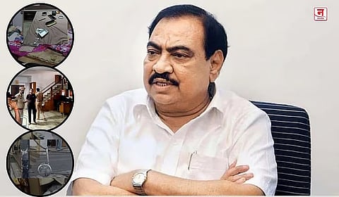 एकनाथ खडसे यांच्या बंगल्यातील चोरी प्रकरणाचे उल्हासनगर कनेक्शन! चोरट्यांचा मागोवा थेट उल्हासनगरपर्यंत; तपासाचा थरार वाढला