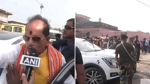 बिहारमध्ये तणाव वाढला! उपमुख्यमंत्री विजय सिन्हांच्या ताफ्यावर हल्ला; RJD वर आरोप करत म्हणाले - “यांच्या छातीवर बुलडोझर..."