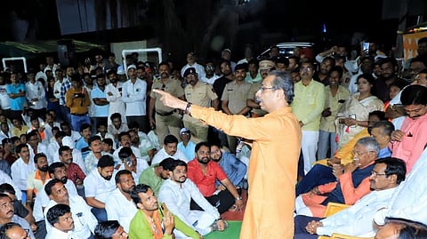 जोपर्यंत कर्जमाफी नाही तोपर्यंत मत नाही! उद्धव ठाकरे यांचे शेतकऱ्यांना आवाहन; हेक्टरी ५० हजार मदत जाहीर करा