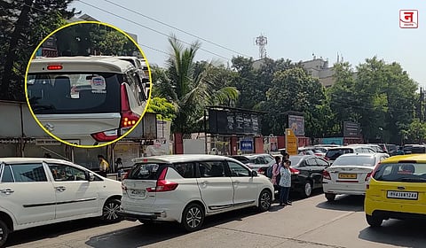 नवी मुंबई : निवडणुका अद्याप जाहीर नाहीत, तरीही गाड्यांवर मनपाचा लोगो