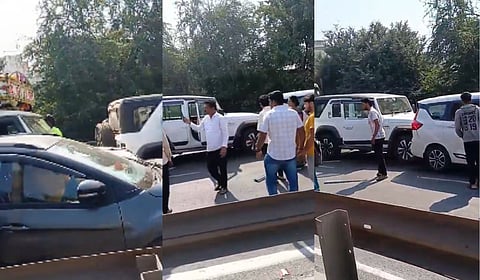 Navle Bridge Accident : नवले पुलावर पुन्हा अपघात; कंटेनरची ४ ते ५ गाड्यांना धडक