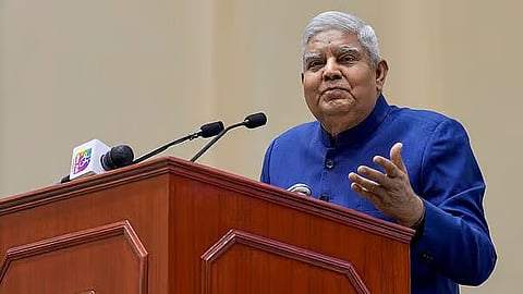 देव करो, कुणी नरेटिव्हच्या जाळ्यात अडकू नये - धनखड; राजीनाम्यानंतर प्रथमच सार्वजनिक कार्यक्रमाला हजेरी