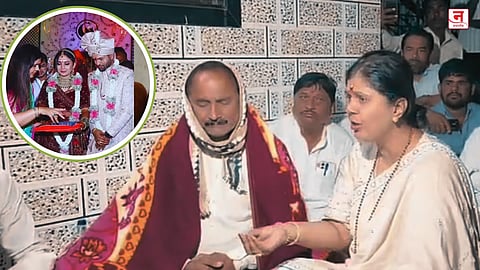 "माझा मुलगा असा वागला असता तर..."; पंकजा मुंडेंनी घेतली गौरी गर्जेच्या कुटुंबीयांची भेट