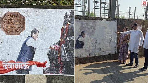 ठाण्यात ‘देवाभाऊ’ जाहिरात प्रकरण चिघळले