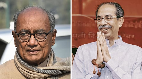 दिग्विजय सिंह यांनी घेतली उद्धव ठाकरेंची भेट; मुंबई महापालिकेसाठी मविआत खलबते