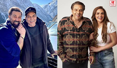 तुमची आठवण येतेय बाबा... दिवंगत अभिनेते धर्मेंद्र यांच्या जन्मदिनी सनी–ईशाची भावनिक पोस्ट