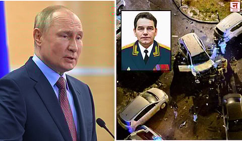 पुतिन यांच्या निकटवर्तीयाची मॉस्कोमध्ये हत्या; रशियन जनरलचा कार बॉम्बस्फोटाद्वारे 'गेम'