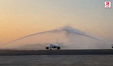 नवी मुंबई विमानतळावरून विमानोड्डाणास प्रारंभ