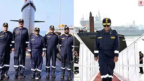 राष्ट्रपती मुर्मू यांनी 'INS वाघशीर' पाणबुडीतून केला प्रवास