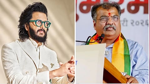 "लिहिलेलं पुसता येतं, कोरलेलं नाही"; भाजपच्या रविंद्र चव्हाणांनी विलासरावांबाबत केलेल्या वक्तव्यावर रितेश देशमुखचा सणसणीत पलटवार