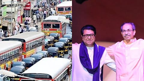 Thane Traffic Update : राज ठाकरे-उद्धव ठाकरेंच्या संयुक्त सभेमुळे आज वाहतुकीत मोठे बदल; जाणून घ्या पर्यायी मार्ग