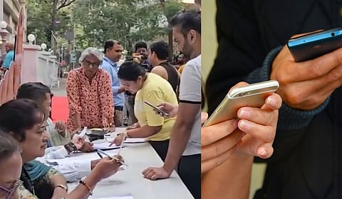 BMC Election : मतदान केंद्रांवर मोबाईल न्यायचा की नाही? काही ठिकाणी मनाई, तर काही ठिकाणी परवानगी; मतदारांचा गोंधळ