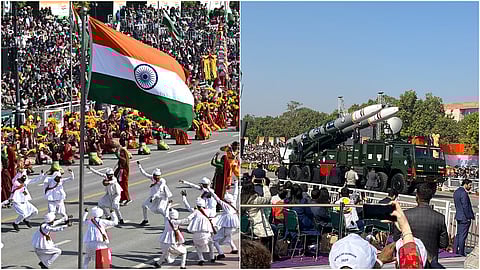 Republic Day 2026 : कर्तव्य पथावर शक्तिशाली भारताचे प्रदर्शन; ९० मिनिटांच्या परेडमध्ये ३० चित्ररथ