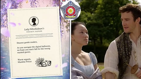 "मुखवटा घातलेली प्रत्येक व्यक्ती..."; मुंबई पोलिसांकडून 'ब्रिजर्टन सीझन ४' चा संदर्भ, ‘डिजिटल अरेस्ट’पासून सावध राहण्याचा इशारा
