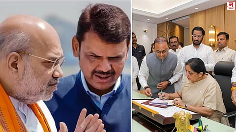 फडणवीसांची दिल्लीत अमित शहांशी गुप्त बैठक; आज सुनेत्रा पवार घेणार मोदी-शहांची भेट