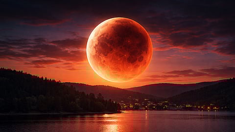 वर्षातलं पहिलं चंद्रग्रहण ३ मार्चला; आकाशात 'ब्लड मून'चा देखावा, विदर्भात सर्वाधिक वेळ दर्शन