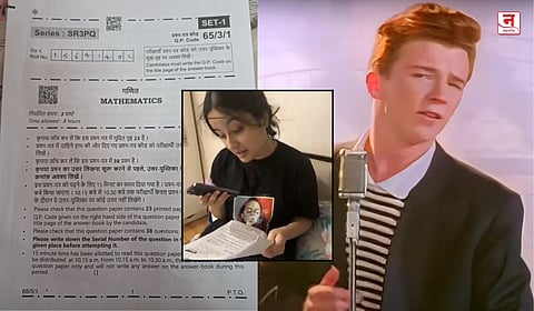 बारावीच्या प्रश्नपत्रिकेतील QR कोड चर्चेत; स्कॅन करताच वाजलं 'रिकरोल' गाणं, CBSE कडून स्पष्टीकरण, पाहा Video