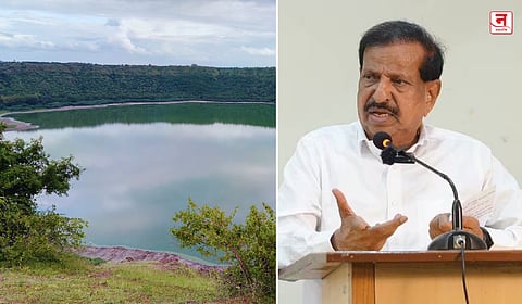 लोणार सरोवरातील पाणी उपशासाठी वन्यजीव विभागाची परवानगी घेणार-गणेश नाईक