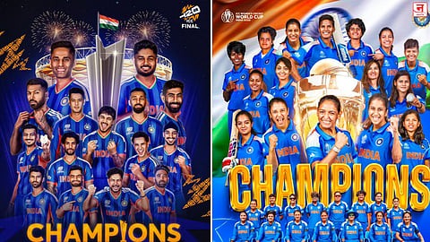 आज विश्वविजेत्यांचा सन्मान; सूर्यकुमार, हरमनप्रीत, आयुष म्हात्रेच्या नेतृत्वाखालील संघांना गौरवणार