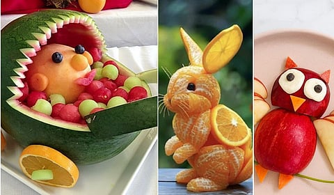 चला, बनवूया फ्रूट-आर्ट