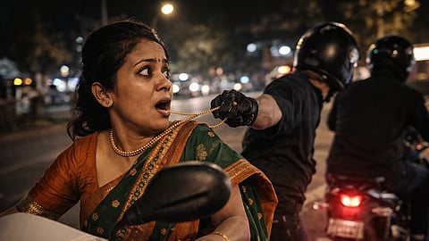 ठाण्यात सोनसाखळी चोरट्यांचा धुमाकूळ; ४ लाखांचा ऐवज लुटला