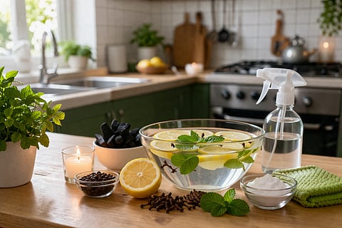 Kitchen Tips : किचनमध्ये कुबट वास येतोय? 'हे' उपाय करा आणि घर ठेवा फ्रेश