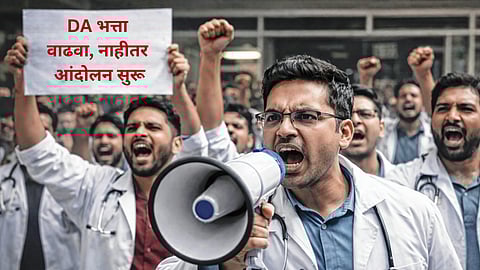 वाढीव महागाई भत्त्यासाठी निवासी डॉक्टर आक्रमक; दोन दिवसांत परिपत्रक जारी करा; अन्यथा शुक्रवारपासून आंदोलन