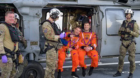 'नासा'ची चांद्रमोहीम फत्ते; अंतराळवीर पृथ्वीवर सुखरूप परतले