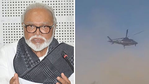 Pune : भुजबळांचे हेलिकॉप्टर हेलिपॅडवर उतरण्याऐवजी थेट कार पार्किंगमध्ये; थोडक्यात टळला मोठा अनर्थ, उडाला गोंधळ