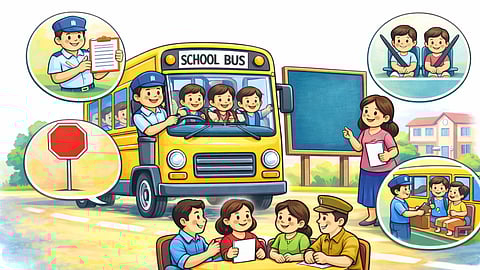 प्रत्येक शाळेत आता स्थापन होणार परिवहन समिती; शालेय बसवर निर्बंध, सुरक्षित प्रवासासाठी नवे नियम