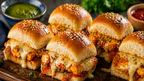 संध्याकाळच्या भुकेसाठी भन्नाट पर्याय! घरच्या घरी बनवा चीजी 'पनीर स्लायडर्स'