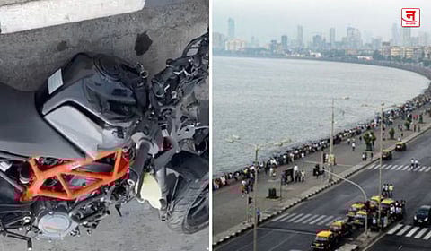 Mumbai : सोमवार ठरला घातवार; मरीन ड्राईव्हवर भीषण अपघातात तिघांचा बळी
