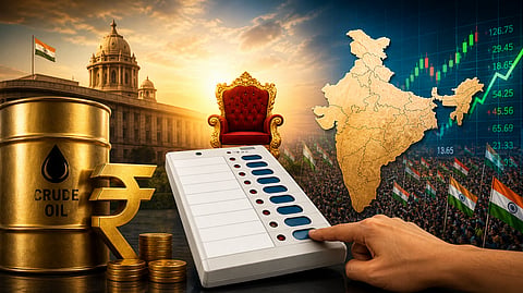 पाच राज्यांचा आज निवडणूक निकाल; बाजाराची दिशा ठरणार, वाढत्या कच्च्या तेलाच्या किंमतींबाबत प्रतिसाद अपेक्षित