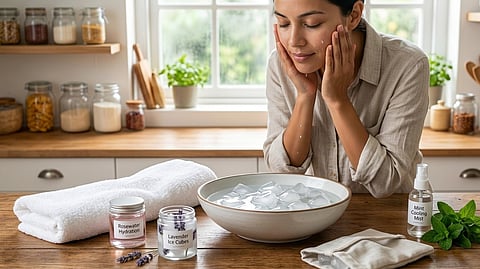 Beauty Tips : उन्हामुळे चेहरा निस्तेज दिसतोय? बर्फाच्या पाण्याने मिळू शकतो झटपट फ्रेश लुक