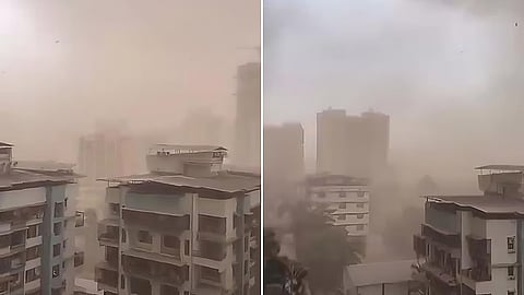 धुळीच्या वादळाचा तडाखा; ठाणे, डोंबिवली, कल्याणमध्ये अचानक हवामान बदल, पाऊस