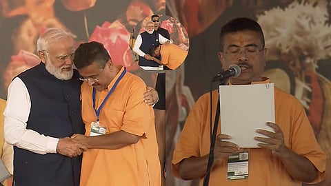 West Bengal : सुवेंदू अधिकारी यांनी घेतली मंत्रीपदाची शपथ; पंतप्रधान मोदींचा जनतेला दंडवत