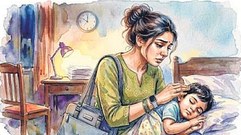 दमलेल्या आईची ही कहाणी तुला...