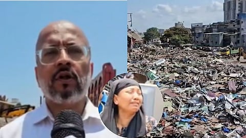 Mumbai : वांद्र्यातील गरीब नगर पाडकाम ८५ टक्के पूर्ण; "मानवी दृष्टिकोन ठेवून कारवाई," पश्चिम रेल्वेचं स्पष्टीकरण